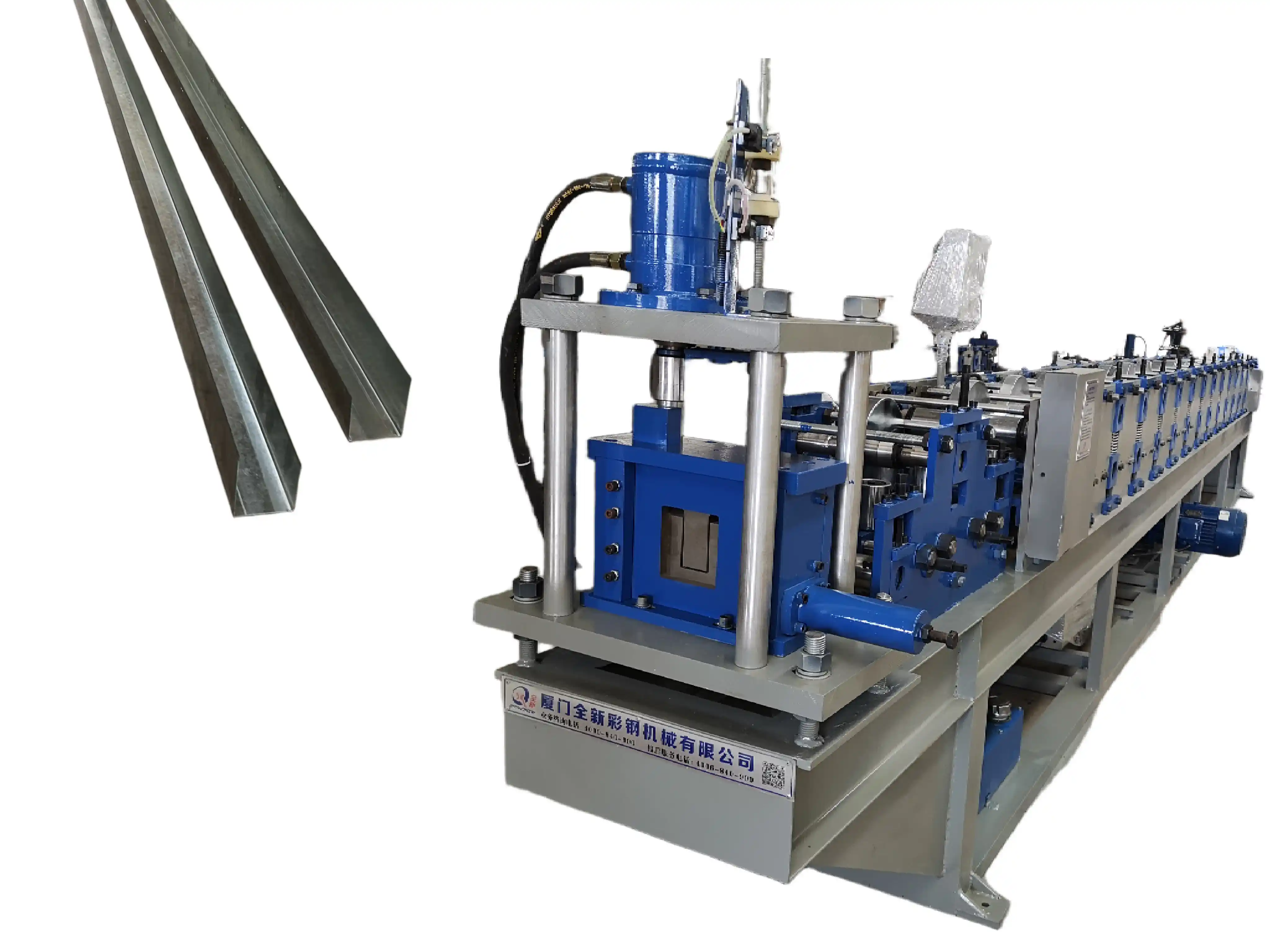 チャンネルロール成形機