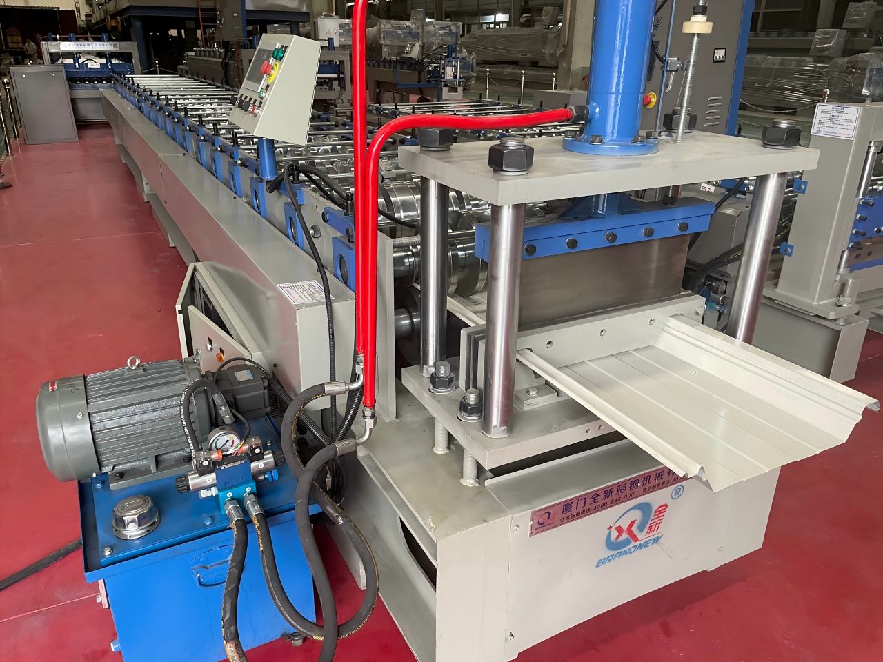 スナップロック金属屋根機械